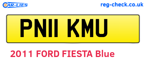 PN11KMU are the vehicle registration plates.