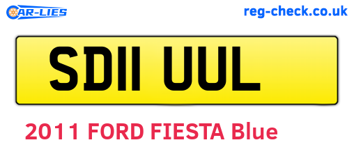 SD11UUL are the vehicle registration plates.