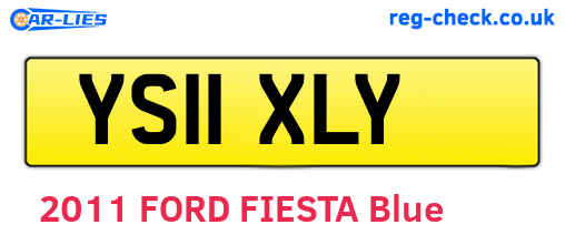 YS11XLY are the vehicle registration plates.