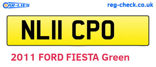 NL11CPO are the vehicle registration plates.