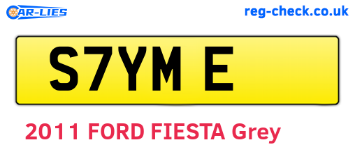 S7YME are the vehicle registration plates.
