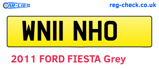 WN11NHO are the vehicle registration plates.
