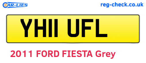YH11UFL are the vehicle registration plates.
