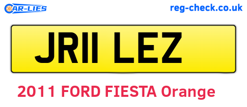 JR11LEZ are the vehicle registration plates.