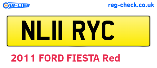 NL11RYC are the vehicle registration plates.