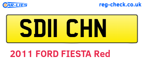 SD11CHN are the vehicle registration plates.