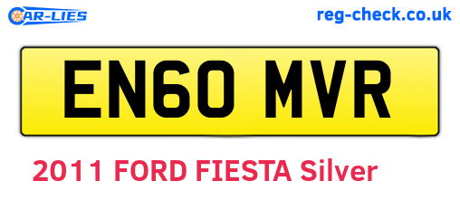 EN60MVR are the vehicle registration plates.