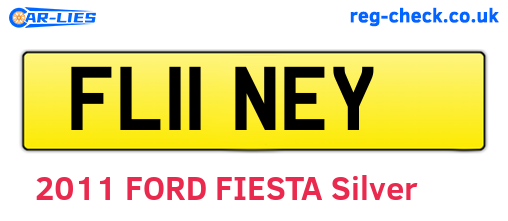 FL11NEY are the vehicle registration plates.