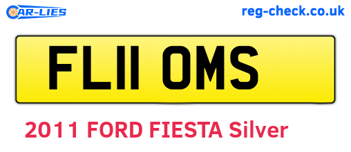 FL11OMS are the vehicle registration plates.