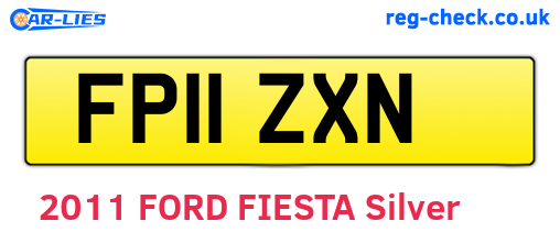 FP11ZXN are the vehicle registration plates.