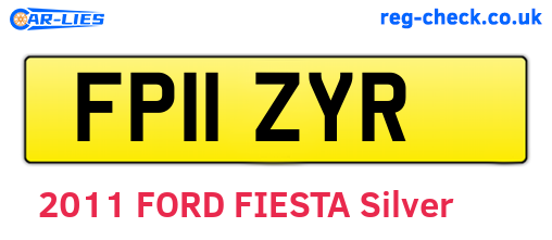 FP11ZYR are the vehicle registration plates.