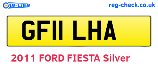 GF11LHA are the vehicle registration plates.