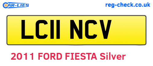 LC11NCV are the vehicle registration plates.