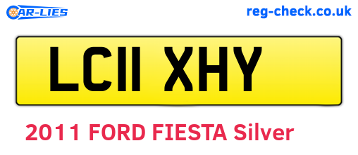 LC11XHY are the vehicle registration plates.