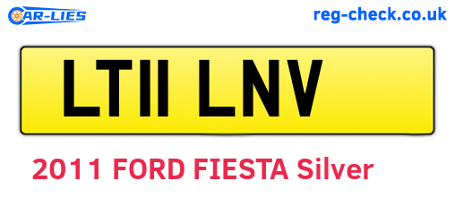 LT11LNV are the vehicle registration plates.