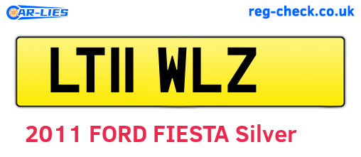 LT11WLZ are the vehicle registration plates.