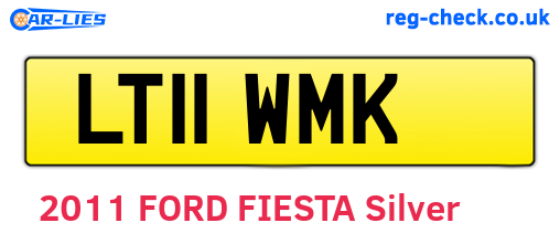 LT11WMK are the vehicle registration plates.