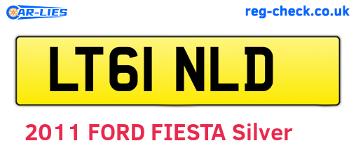 LT61NLD are the vehicle registration plates.