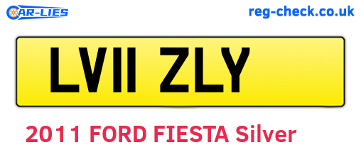 LV11ZLY are the vehicle registration plates.