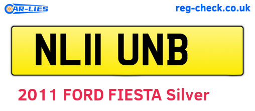 NL11UNB are the vehicle registration plates.