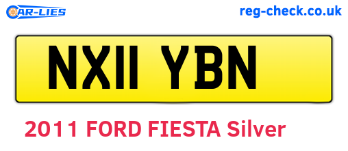 NX11YBN are the vehicle registration plates.