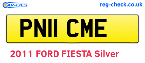 PN11CME are the vehicle registration plates.