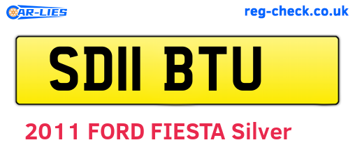 SD11BTU are the vehicle registration plates.