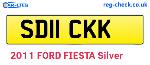 SD11CKK are the vehicle registration plates.