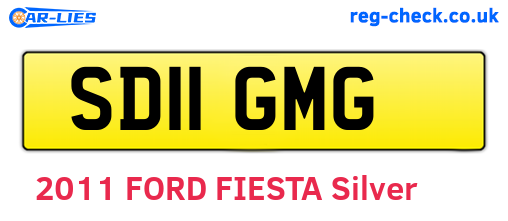 SD11GMG are the vehicle registration plates.