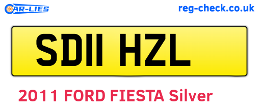 SD11HZL are the vehicle registration plates.