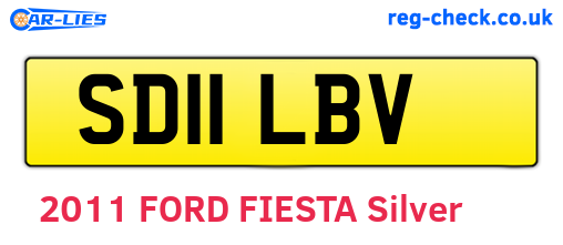 SD11LBV are the vehicle registration plates.
