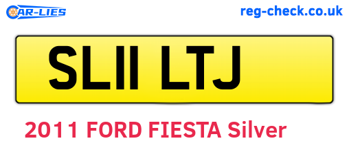 SL11LTJ are the vehicle registration plates.