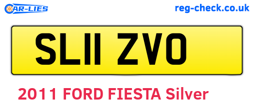SL11ZVO are the vehicle registration plates.