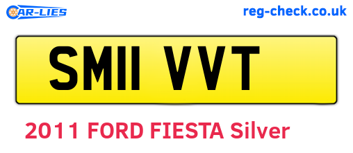 SM11VVT are the vehicle registration plates.