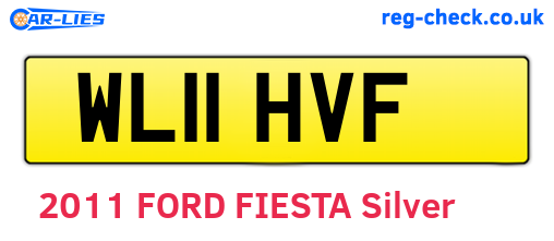 WL11HVF are the vehicle registration plates.