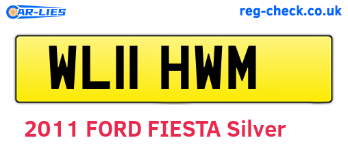 WL11HWM are the vehicle registration plates.