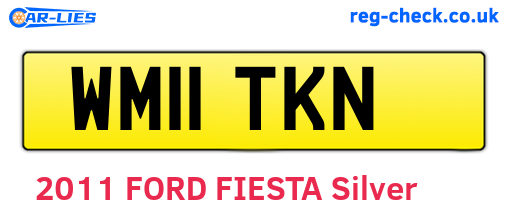 WM11TKN are the vehicle registration plates.