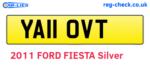 YA11OVT are the vehicle registration plates.