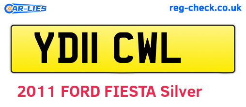 YD11CWL are the vehicle registration plates.