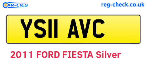 YS11AVC are the vehicle registration plates.