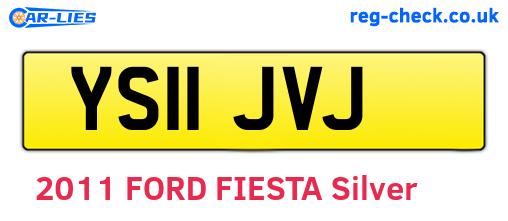 YS11JVJ are the vehicle registration plates.