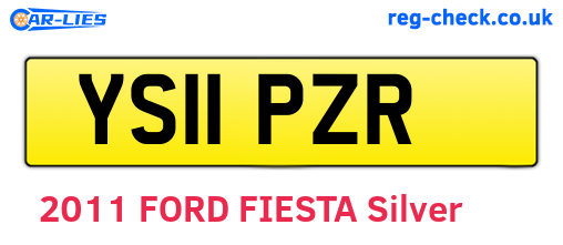 YS11PZR are the vehicle registration plates.