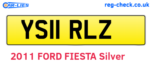 YS11RLZ are the vehicle registration plates.