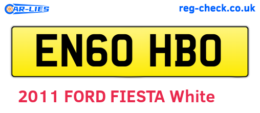 EN60HBO are the vehicle registration plates.