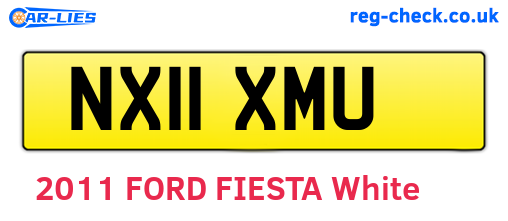 NX11XMU are the vehicle registration plates.