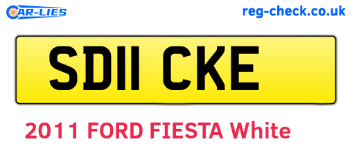 SD11CKE are the vehicle registration plates.