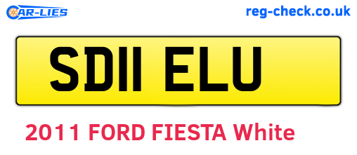 SD11ELU are the vehicle registration plates.