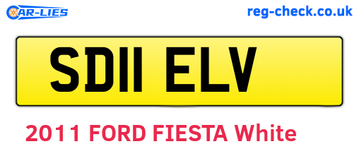 SD11ELV are the vehicle registration plates.