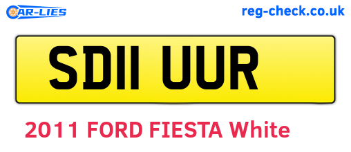 SD11UUR are the vehicle registration plates.