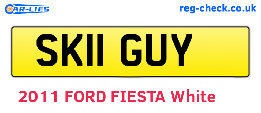 SK11GUY are the vehicle registration plates.